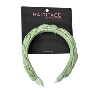 Hairitage Green Braided Headband Mint Pastel Women’s Hair Accessory